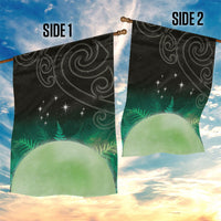 New Zealand Matariki Garden Flag Pleiades Star Cluster Green Galaxy