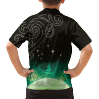 New Zealand Matariki Hawaiian Shirt Pleiades Star Cluster Green Galaxy LT05 - Polynesian Pride