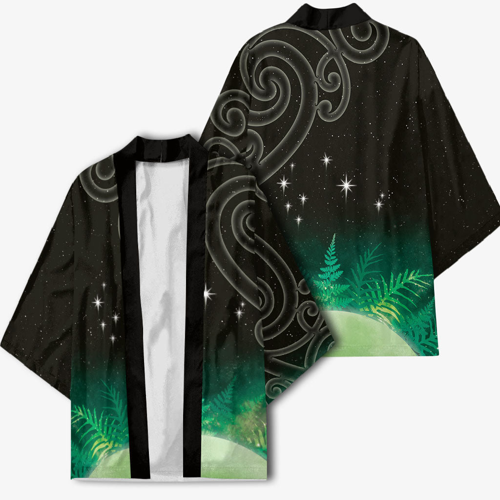 New Zealand Matariki Kimono Pleiades Star Cluster Green Galaxy