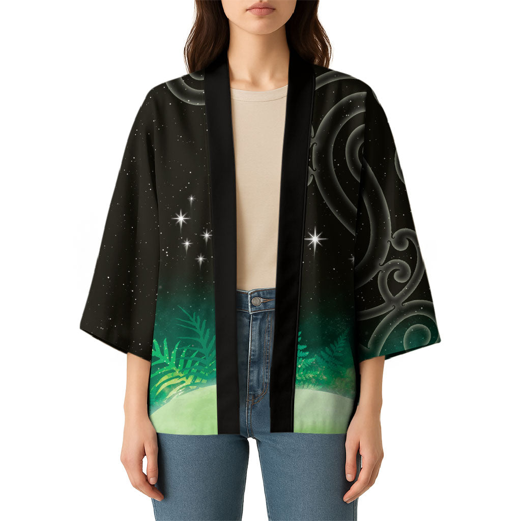 New Zealand Matariki Kimono Pleiades Star Cluster Green Galaxy