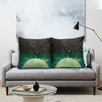 New Zealand Matariki Pillow Cover Pleiades Star Cluster Green Galaxy LT05 - Polynesian Pride