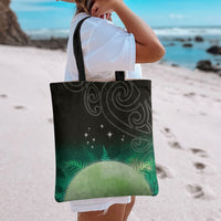 New Zealand Matariki Tote Bag Pleiades Star Cluster Green Galaxy LT05 - Polynesian Pride