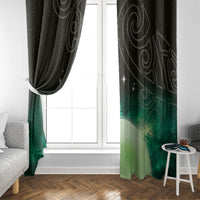 New Zealand Matariki Window Curtain Pleiades Star Cluster Green Galaxy LT05 - Polynesian Pride