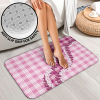 Pink Hawaii Palaka Bathroom Set Hawaiian Honohono Lei