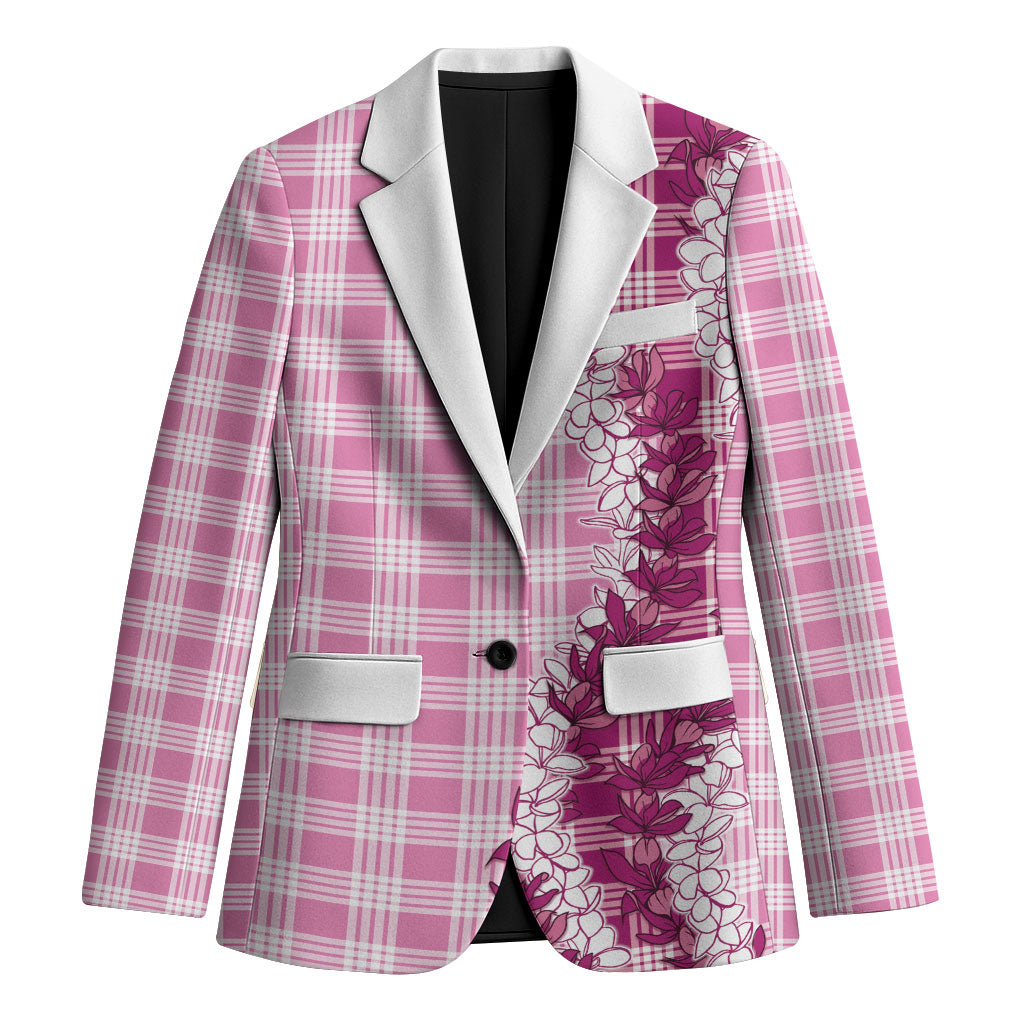 Pink Hawaii Palaka Blazer Hawaiian Honohono Lei LT05 Unisex Pink - Polynesian Pride