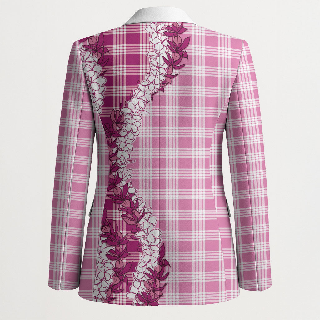 Pink Hawaii Palaka Blazer Hawaiian Honohono Lei LT05 - Polynesian Pride