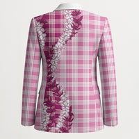 Pink Hawaii Palaka Blazer Hawaiian Honohono Lei LT05 - Polynesian Pride
