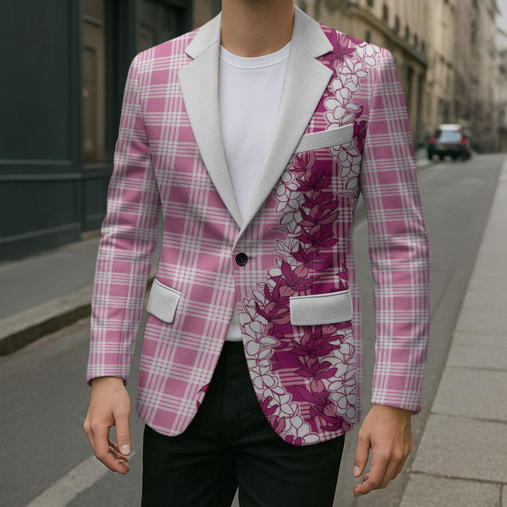 Pink Hawaii Palaka Blazer Hawaiian Honohono Lei LT05 - Polynesian Pride