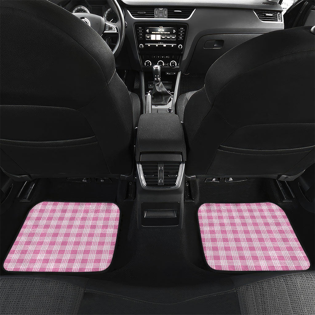 Pink Hawaii Palaka Car Mats Hawaiian Honohono Lei