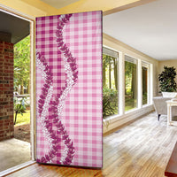 Pink Hawaii Palaka Door Cover Hawaiian Honohono Lei LT05 - Polynesian Pride