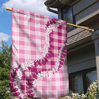 Pink Hawaii Palaka Garden Flag Hawaiian Honohono Lei LT05 - Polynesian Pride