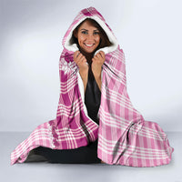 Pink Hawaii Palaka Hooded Blanket Hawaiian Honohono Lei LT05 - Polynesian Pride