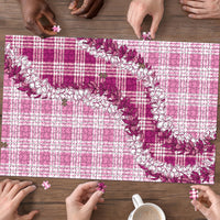 Pink Hawaii Palaka Puzzle Hawaiian Honohono Lei LT05 - Polynesian Pride