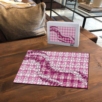 Pink Hawaii Palaka Puzzle Hawaiian Honohono Lei LT05 - Polynesian Pride