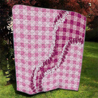 Pink Hawaii Palaka Quilt Hawaiian Honohono Lei LT05 - Polynesian Pride