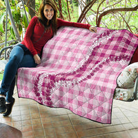 Pink Hawaii Palaka Quilt Hawaiian Honohono Lei LT05 - Polynesian Pride