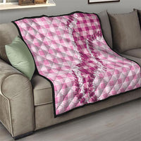 Pink Hawaii Palaka Quilt Hawaiian Honohono Lei LT05 - Polynesian Pride