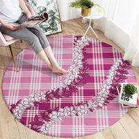 Pink Hawaii Palaka Round Carpet Hawaiian Honohono Lei LT05 - Polynesian Pride