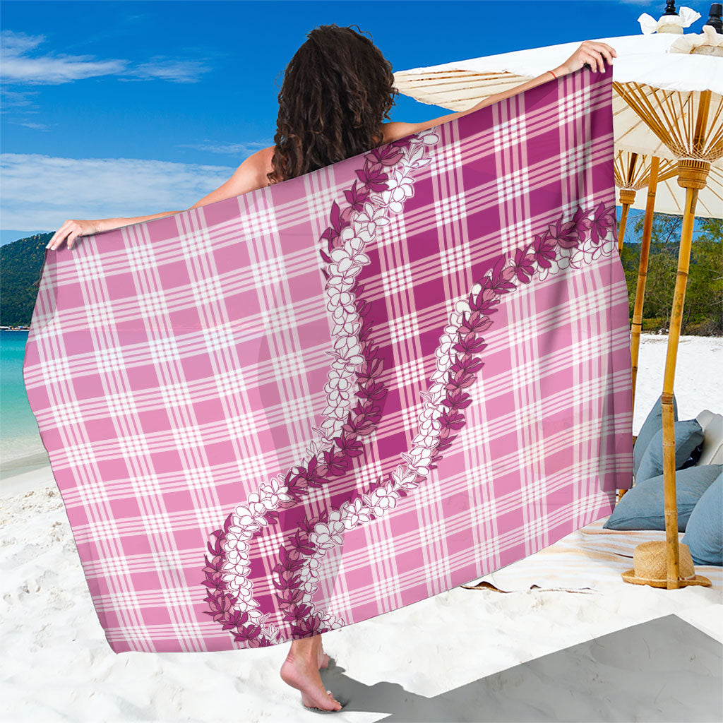 Pink Hawaii Palaka Sarong Hawaiian Honohono Lei LT05 One Size 44 x 66 inches Pink - Polynesian Pride