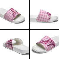 Pink Hawaii Palaka Slide Sandals Hawaiian Honohono Lei LT05 - Polynesian Pride