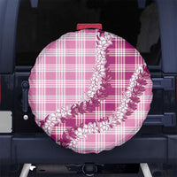 Pink Hawaii Palaka Spare Tire Cover Hawaiian Honohono Lei