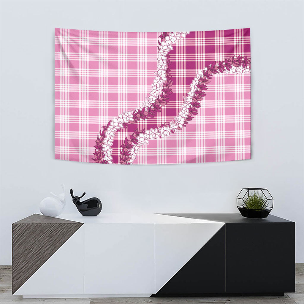 Pink Hawaii Palaka Tapestry Hawaiian Honohono Lei LT05 - Polynesian Pride