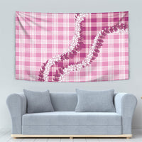 Pink Hawaii Palaka Tapestry Hawaiian Honohono Lei LT05 - Polynesian Pride