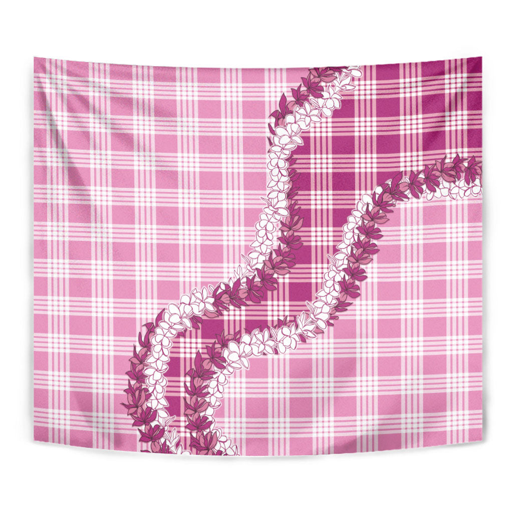 Pink Hawaii Palaka Tapestry Hawaiian Honohono Lei LT05 - Polynesian Pride