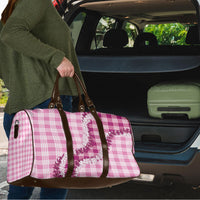 Pink Hawaii Palaka Travel Bag Hawaiian Honohono Lei LT05 - Polynesian Pride