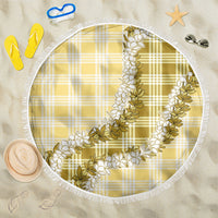 Yellow Hawaii Palaka Beach Blanket Hawaiian Honohono Lei LT05 One Size 150cm Yellow - Polynesian Pride