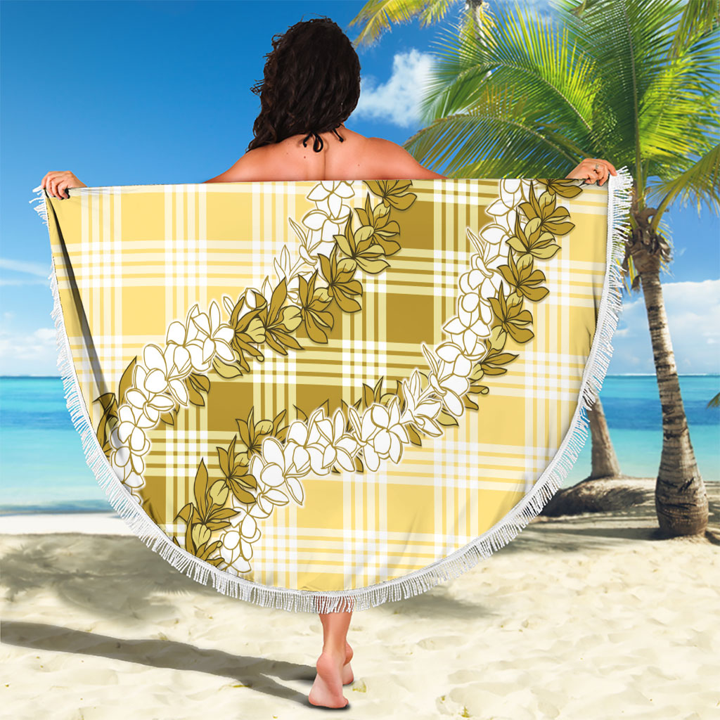 Yellow Hawaii Palaka Beach Blanket Hawaiian Honohono Lei LT05 - Polynesian Pride