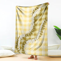 Yellow Hawaii Palaka Blanket Hawaiian Honohono Lei LT05 - Polynesian Pride