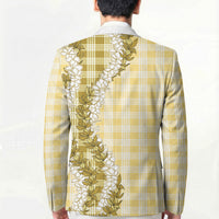 Yellow Hawaii Palaka Blazer Hawaiian Honohono Lei LT05 - Polynesian Pride