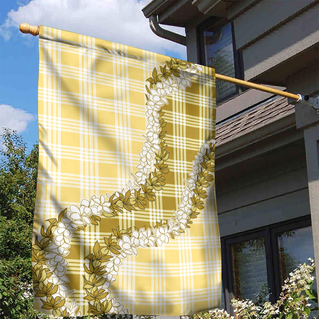 Yellow Hawaii Palaka Garden Flag Hawaiian Honohono Lei LT05 - Polynesian Pride