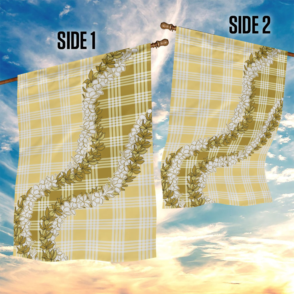 Yellow Hawaii Palaka Garden Flag Hawaiian Honohono Lei LT05 - Polynesian Pride