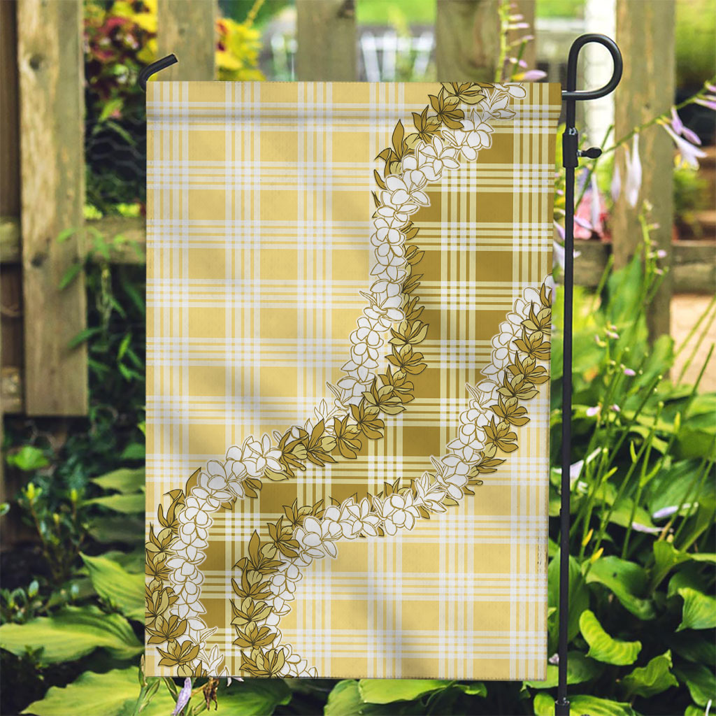 Yellow Hawaii Palaka Garden Flag Hawaiian Honohono Lei LT05 Garden Flag Yellow - Polynesian Pride