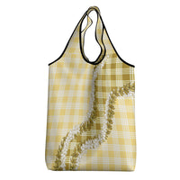 Yellow Hawaii Palaka Grocery Bag Hawaiian Honohono Lei LT05 - Polynesian Pride