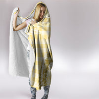 Yellow Hawaii Palaka Hooded Blanket Hawaiian Honohono Lei LT05 - Polynesian Pride