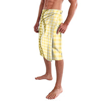 Yellow Hawaii Palaka Lavalava Hawaiian Honohono Lei