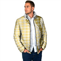Yellow Hawaii Palaka Padded Jacket Hawaiian Honohono Lei LT05 - Polynesian Pride