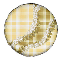 Yellow Hawaii Palaka Spare Tire Cover Hawaiian Honohono Lei LT05 - Polynesian Pride