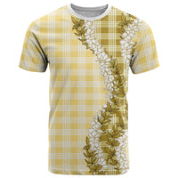 Yellow Hawaii Palaka T Shirt Hawaiian Honohono Lei LT05 Yellow - Polynesian Pride