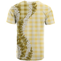 Yellow Hawaii Palaka T Shirt Hawaiian Honohono Lei LT05 - Polynesian Pride