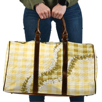 Yellow Hawaii Palaka Travel Bag Hawaiian Honohono Lei LT05 Yellow - Polynesian Pride