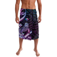 Hawaiian Monk Seal Lavalava Kakau Tribal Pattern Violet Gradient LT05 Violet - Polynesian Pride