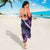 Hawaiian Monk Seal Sarong Kakau Tribal Pattern Violet Gradient