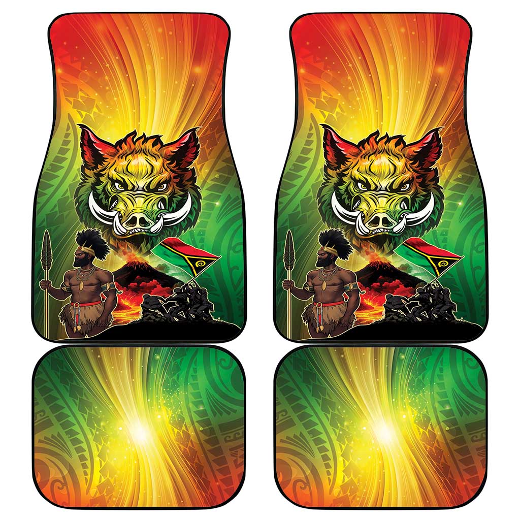 Vanuatu July 30th 1980 Car Mats Happy Independence Day LT05 - Polynesian Pride