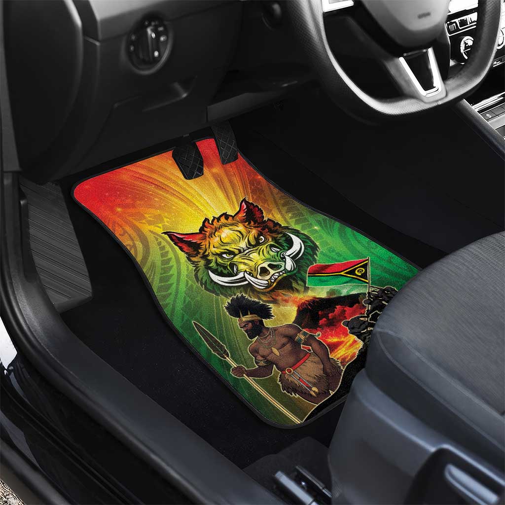 Vanuatu July 30th 1980 Car Mats Happy Independence Day LT05 - Polynesian Pride