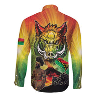 Vanuatu July 30th 1980 Long Sleeve Button Shirt Happy Independence Day LT05 - Polynesian Pride