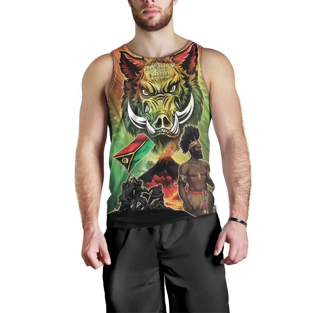 Vanuatu July 30th 1980 Men Tank Top Happy Independence Day LT05 - Polynesian Pride